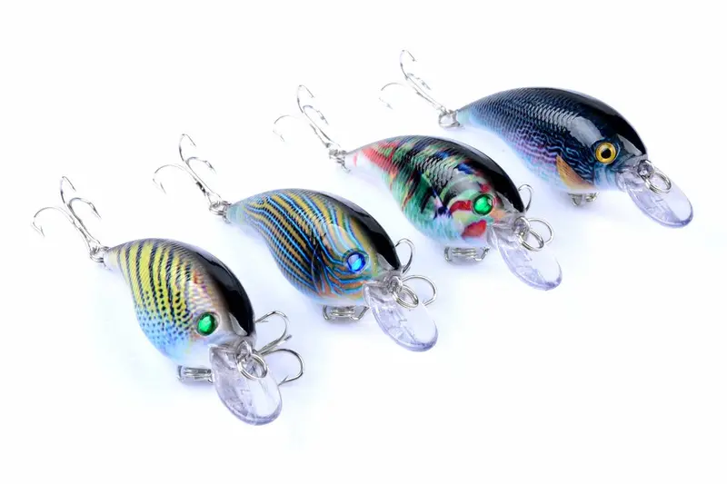 4-Pack 7.5 Cm Saltwater Crankbait Popper Lures 1