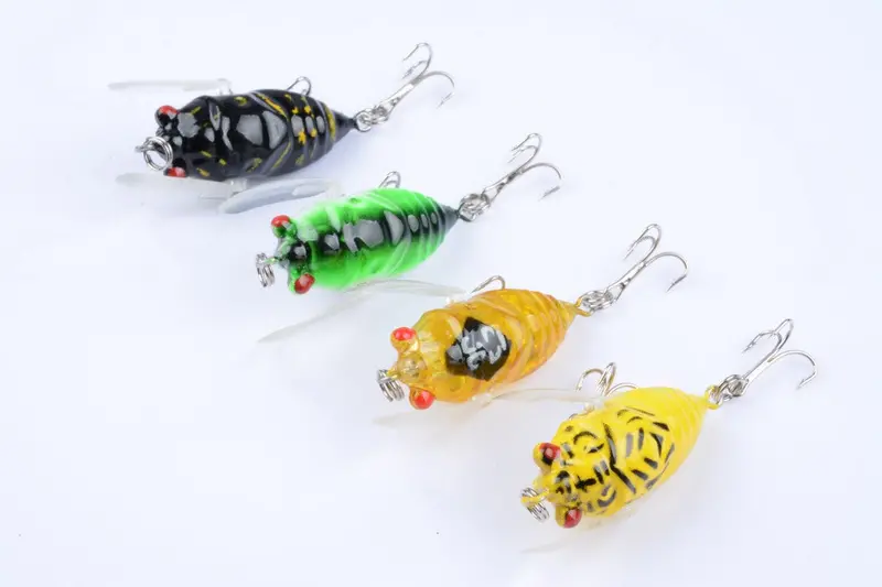 4-Piece Compact 5 Cm Popper Lure Set – Topwater Fishing Tackle For Fresh & Saltwater 1