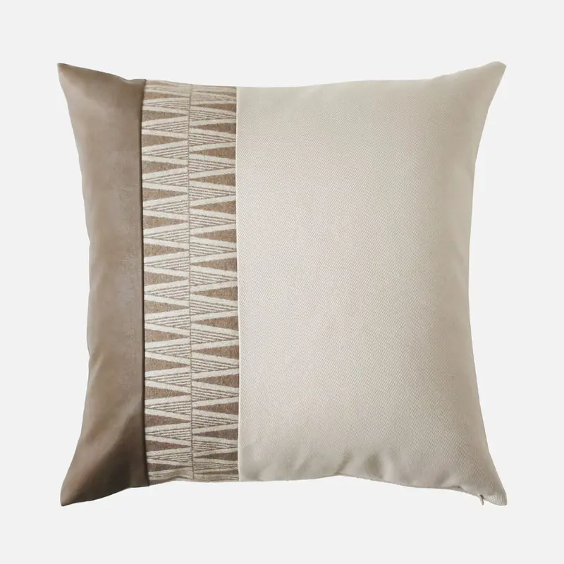 45X45Cm Warrenna Stitched Texture Cushion – Ebarza Ecc155 1