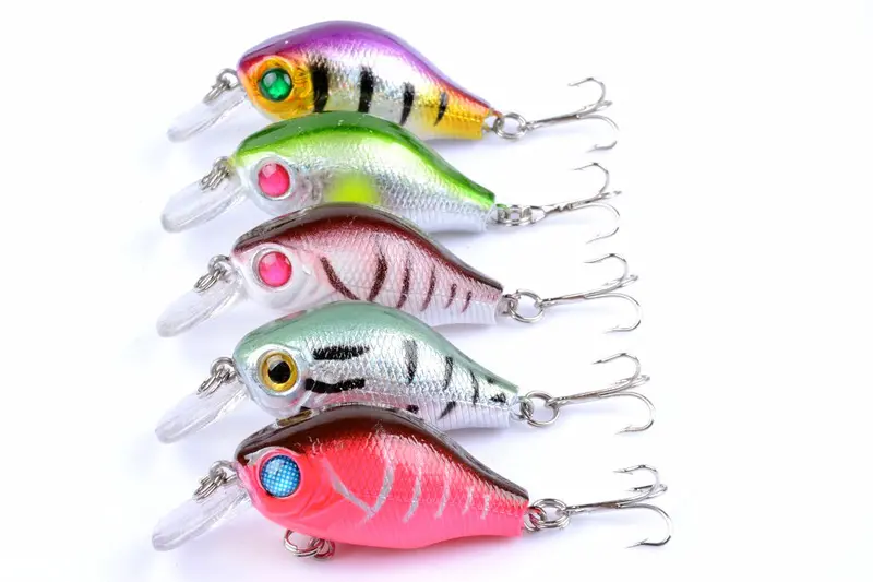 5-Pack 5.5Cm Topwater Popper Lures – Saltwater Fishing Gear 1