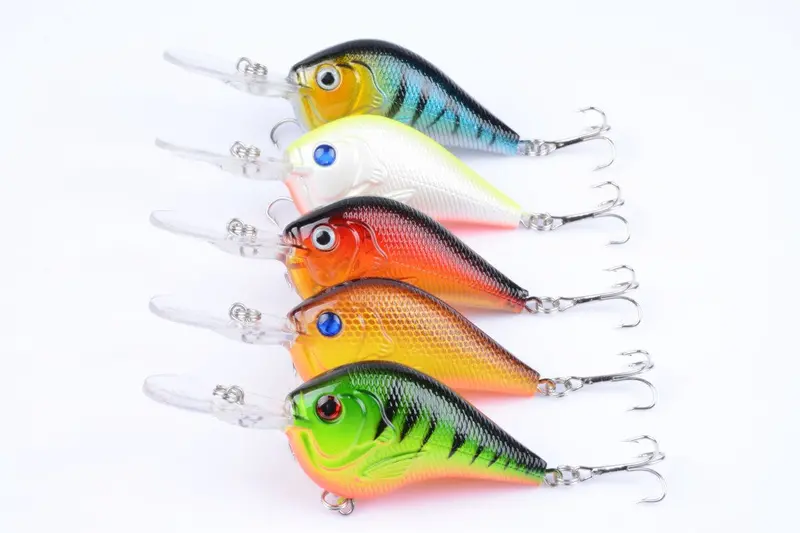5-Piece 9.5 Cm Popper Lure Set – High-Visibility Topwater Fishing Tackle For Saltwater 1