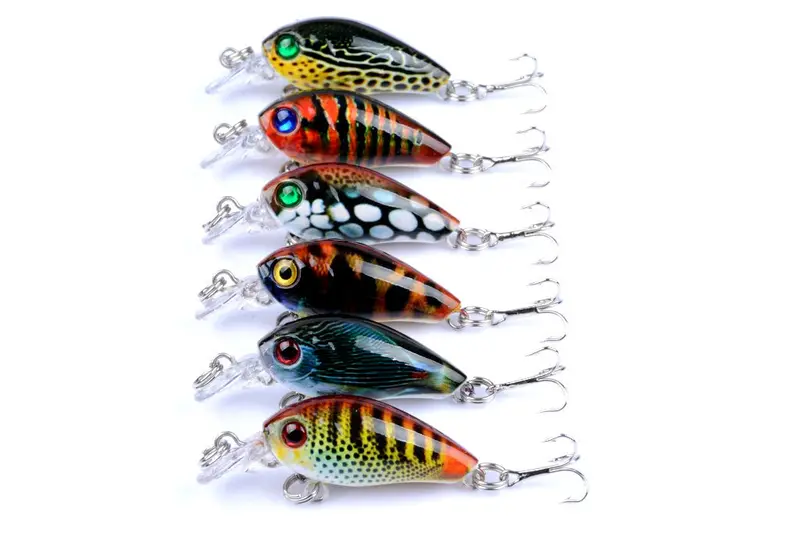 6-Pack 4.5Cm Surface Popper Lures – Saltwater Fishing Tackle 1