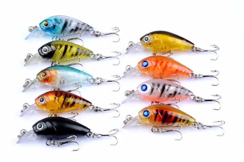 9-Pack 4.5Cm Crank & Popper Lures – Saltwater Surface Fishing Kit 1