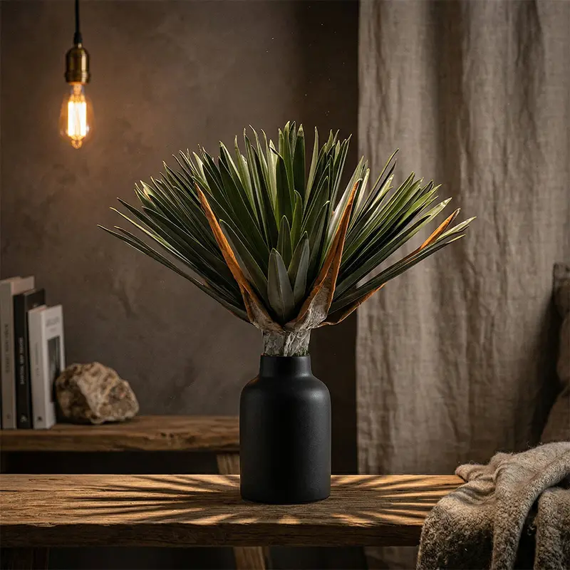 Agave Sisalana Faux Plant – Lifelike 184-Leaf Indoor Accent – Xf2024-009 Bh 1