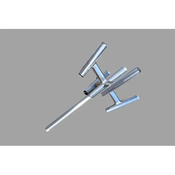 Aluminum 5-Rod Rocket Launcher Fishing Rod Holder – Marine-Grade Mount 1