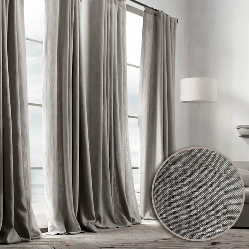Arosa Cobblestone-Texture Curtain Fabric – Sophisticated Drapery (Qx137) 1
