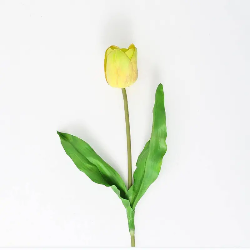 Artificial Tulip Arrangement – Lifelike Stemmed Floral Decor For Interiors (Fl-Jh120) 1