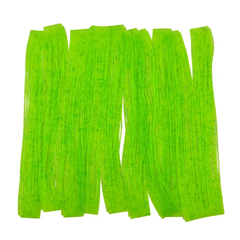 Artizan 22-Strand Silicone Skirt In Chartreuse – 20-Piece Pack 1