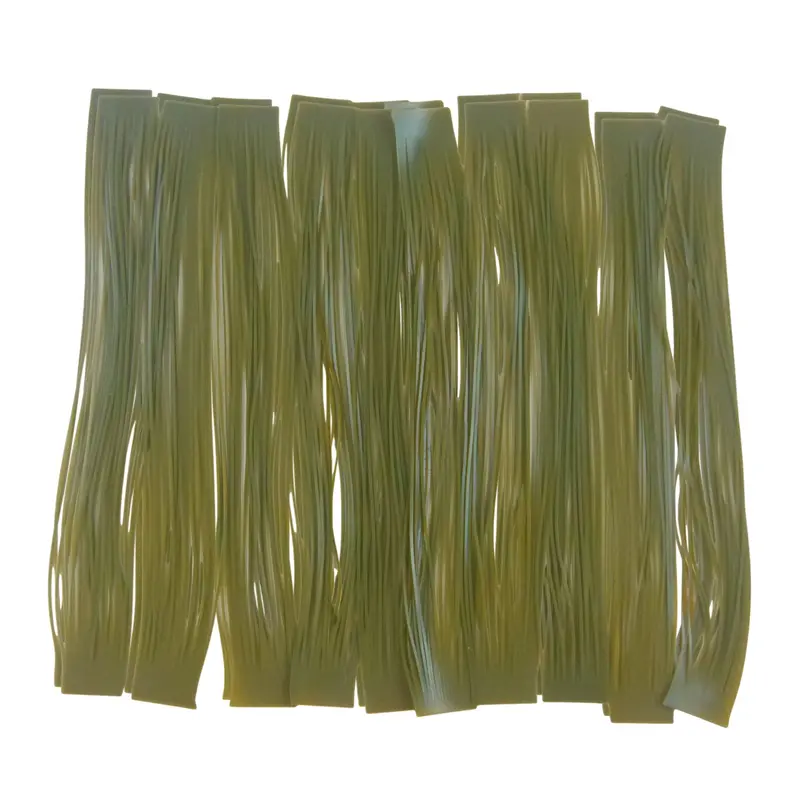 Artizan 22-Strand Silicone Skirt In Green Pumpkin – 20-Piece Pack 1