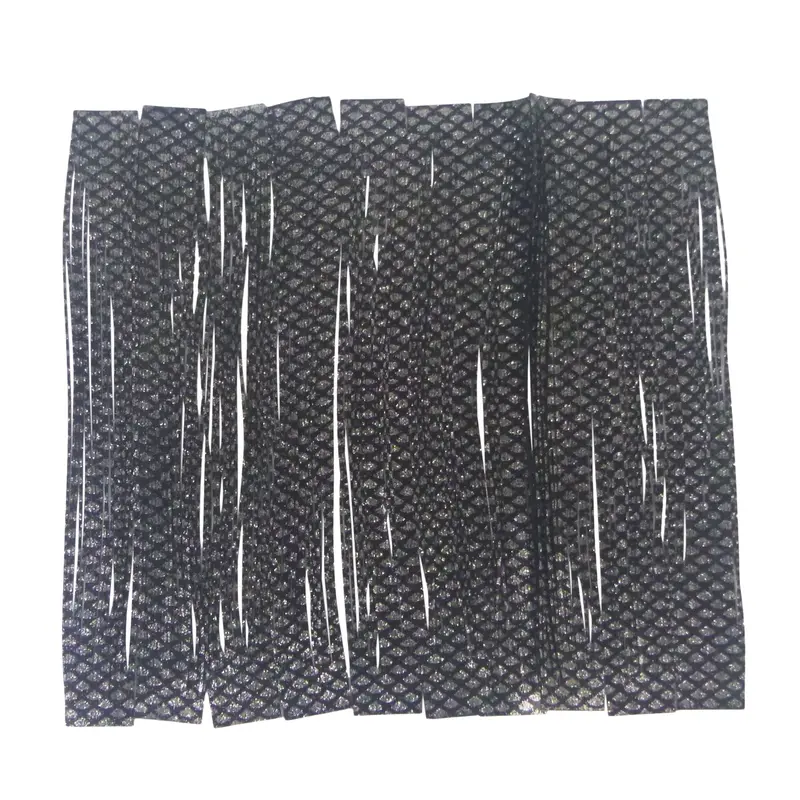 Artizan 22-Strand Silicone Skirt In Natural Black & Silver – 20-Piece Pack 1
