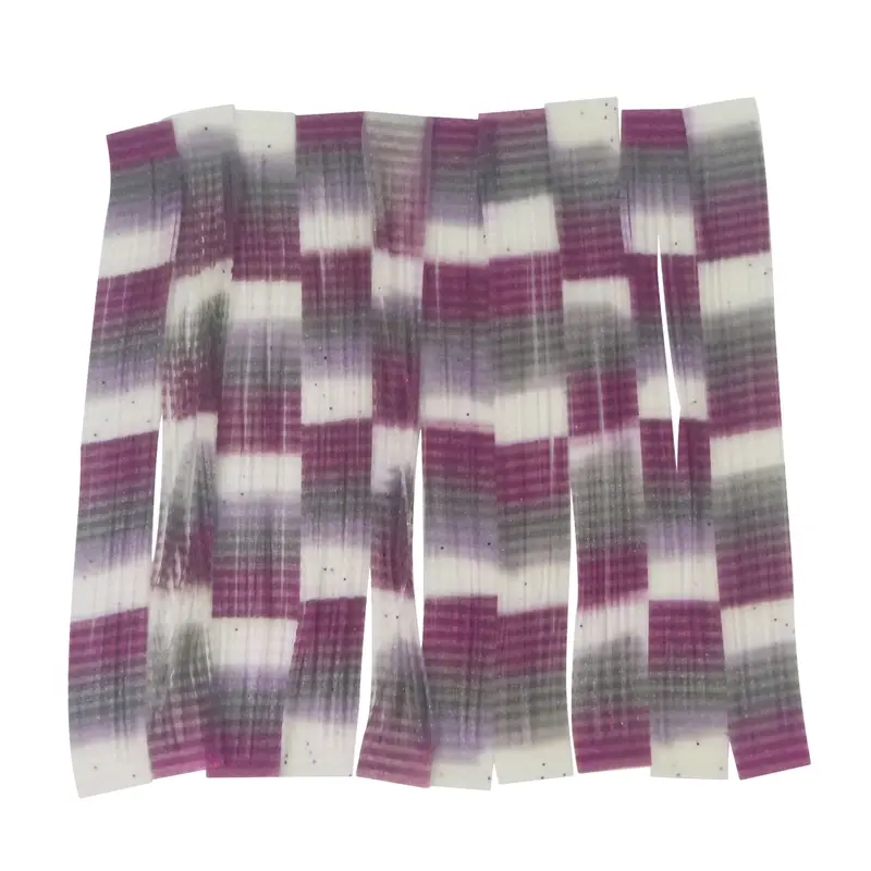Artizan 22-Strand Silicone Skirt In Purple Ripple – 20-Piece Pack 1