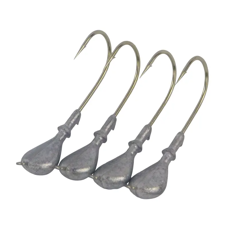 Artizan Flat Eye Jig Heads – 1/2Oz, 4-Pack 1