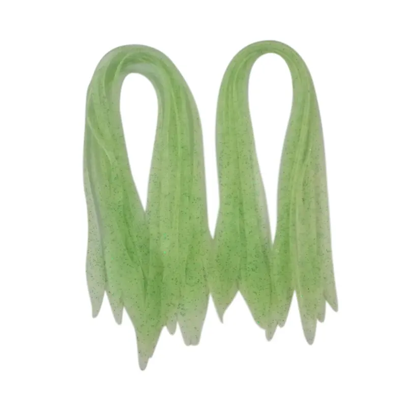 Artizan Lumo Green Silicone Lure Tails (20-Pack) 1