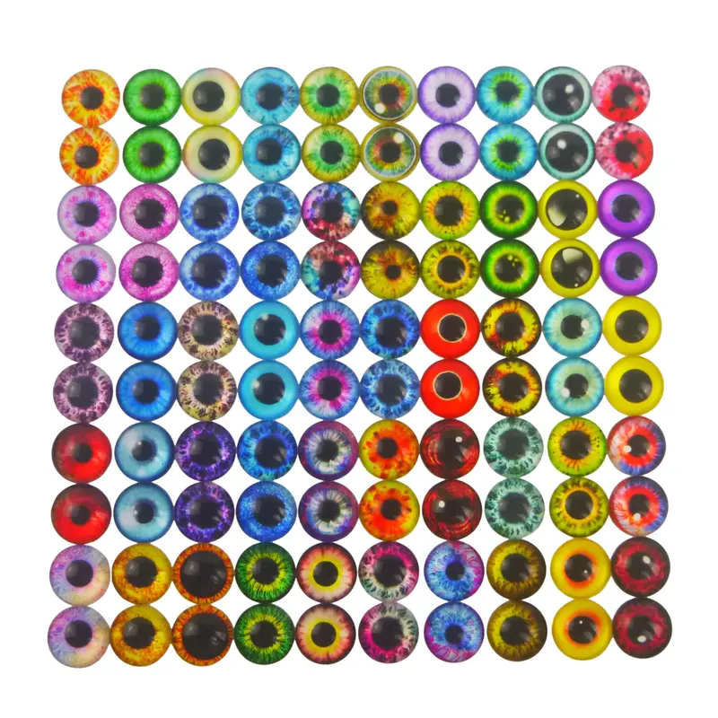 Artizan Molded Lure Eyes – 10Mm Diameter, 100-Piece Pack 1