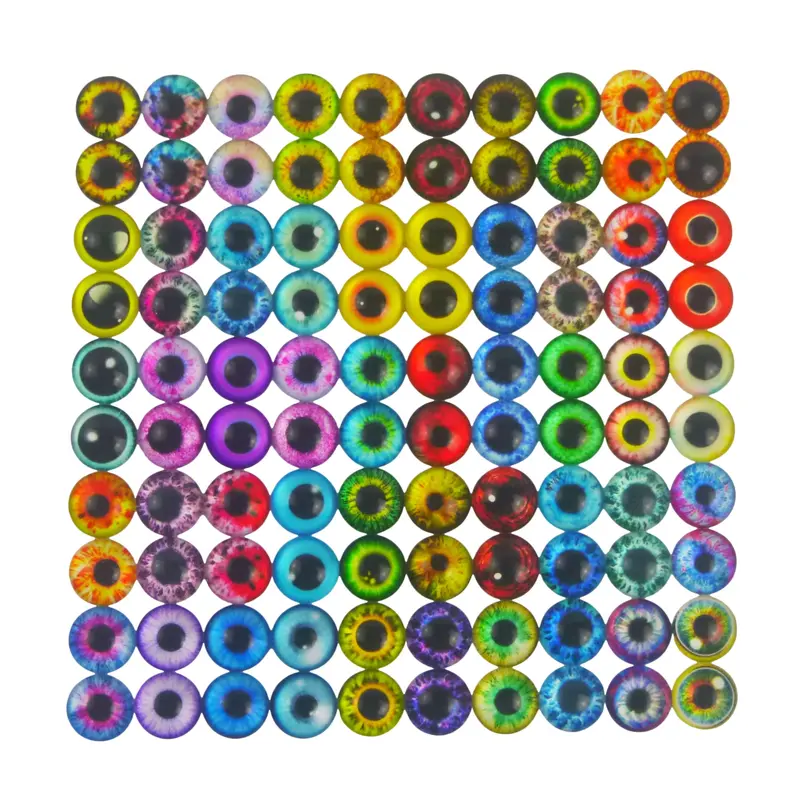 Artizan Molded Lure Eyes – 14Mm Diameter, 100-Count 1