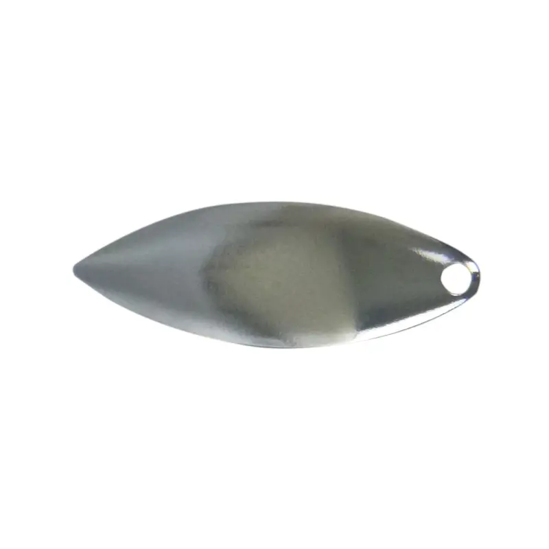 Artizan Nickel Smooth Willow Spinnerbait Blade (48Mm × 17Mm, Pack Of 5) 1