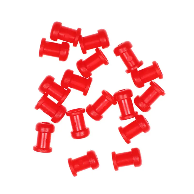 Artizan Standard Red Skirt Bodies For Spinnerbaits (Pack Of 50) 1