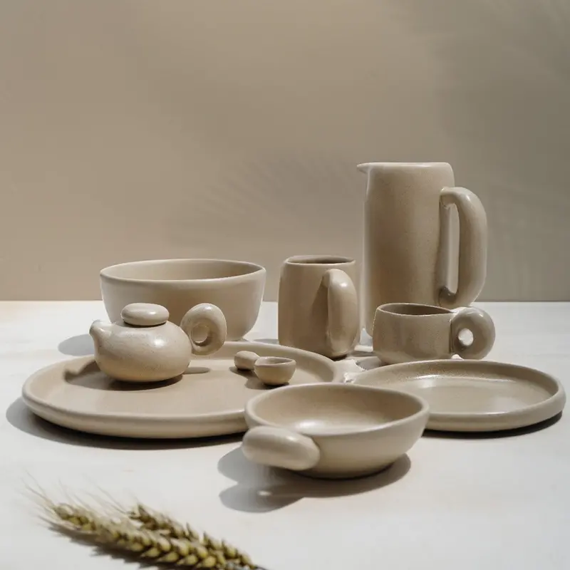 Asian Zen Ceramic Dinnerware – 30-Piece Set For 6 Diners 1