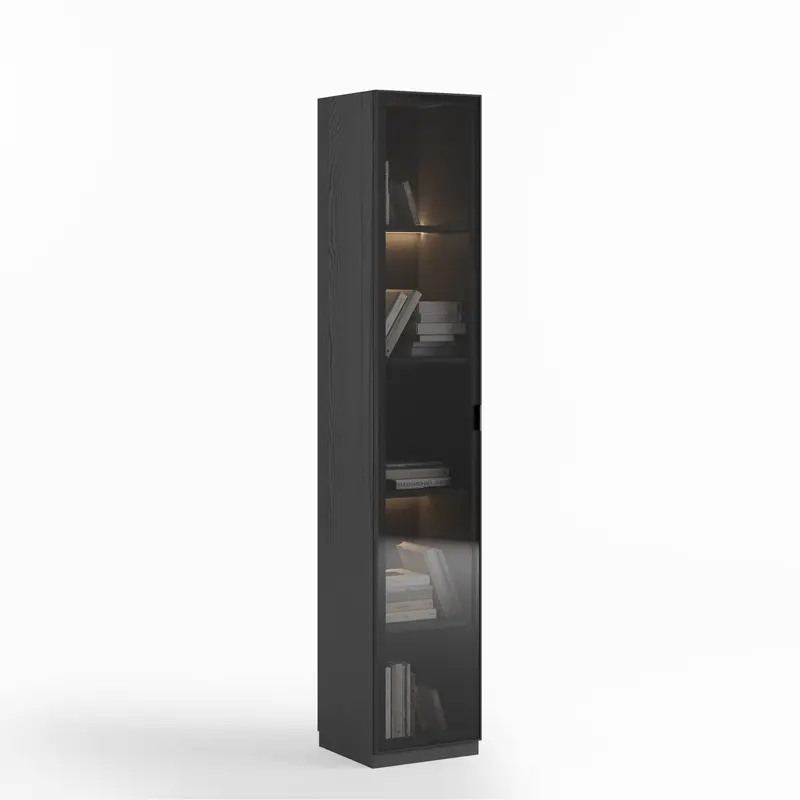 Azura Glass-Door Wall Storage Unit 1