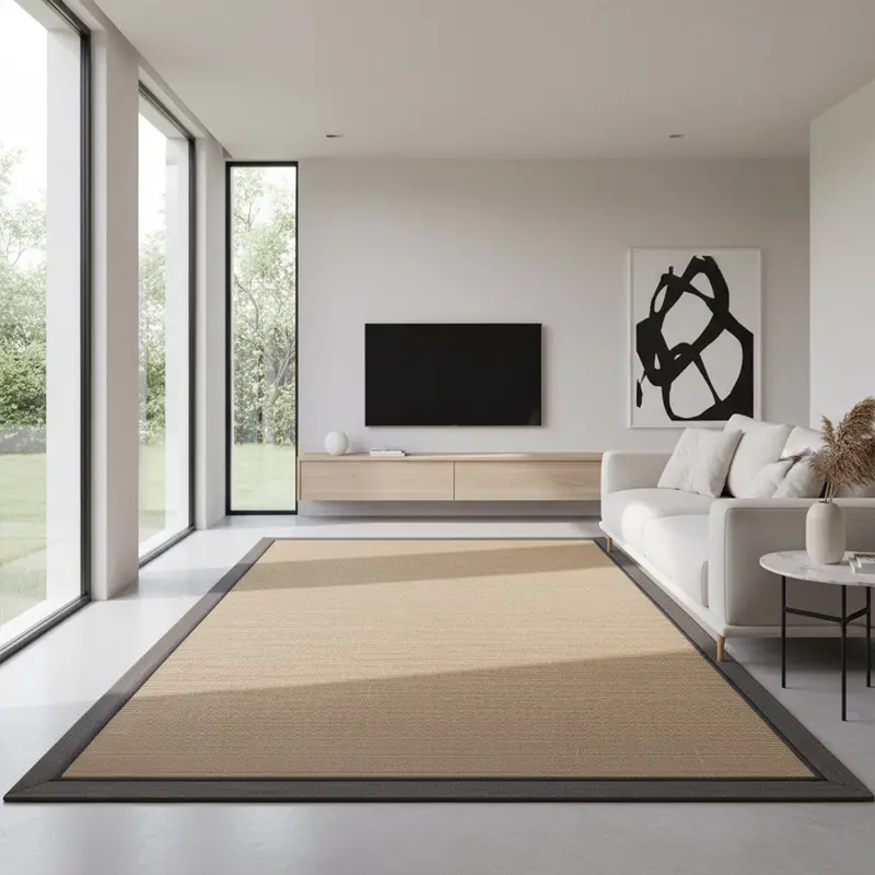 Balanced 300X200 Cm Madrid Sisal Rug – Elegant Neutral Floor Covering 1