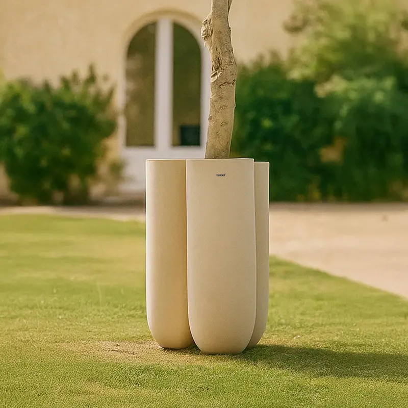Beige Indoor-Outdoor Planter Box – Xk-0006 1