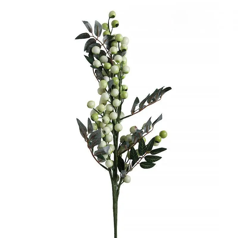 Berry-Inspired White Artificial Floral Stem – Fl-Jh148 1