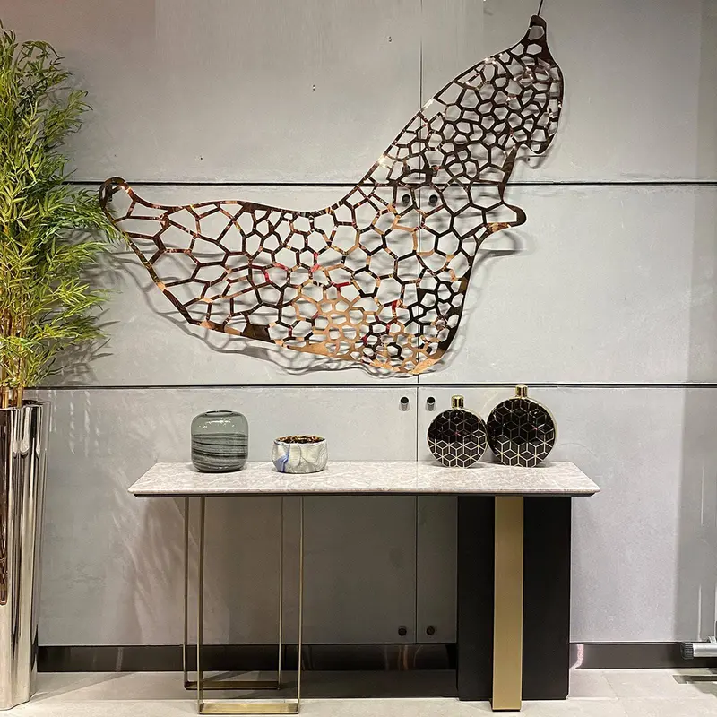 Bg2020151 Uae Map Wall Art – Hand-Finished Stainless Steel Sculpture 1