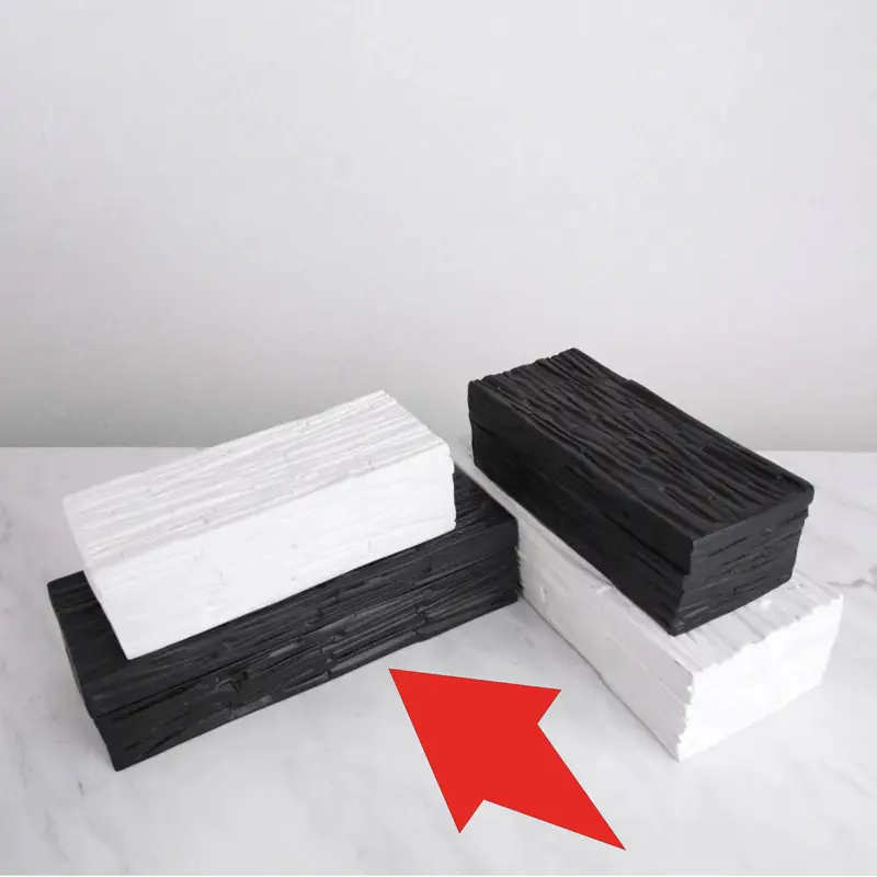 Black Resin Decorative Box – Stylish Compact Organizer Fc-Sz2023A 1
