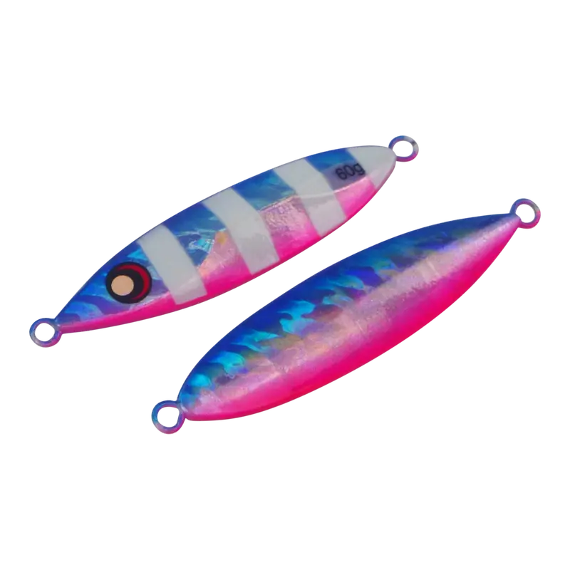 Blue Blush Finesse Slow Pitch Flutter Jig – 60G, 2-Pack 1