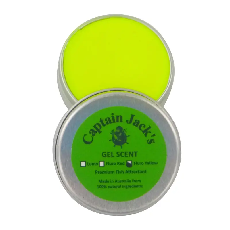 Captain Jack'S Fluoro Yellow Gel Scent – 15G Tin 1