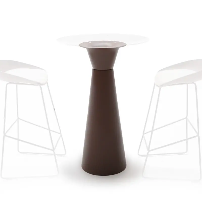 Coffee-Colored Bar Table Base – 105 Cm, 60Btb Series 1