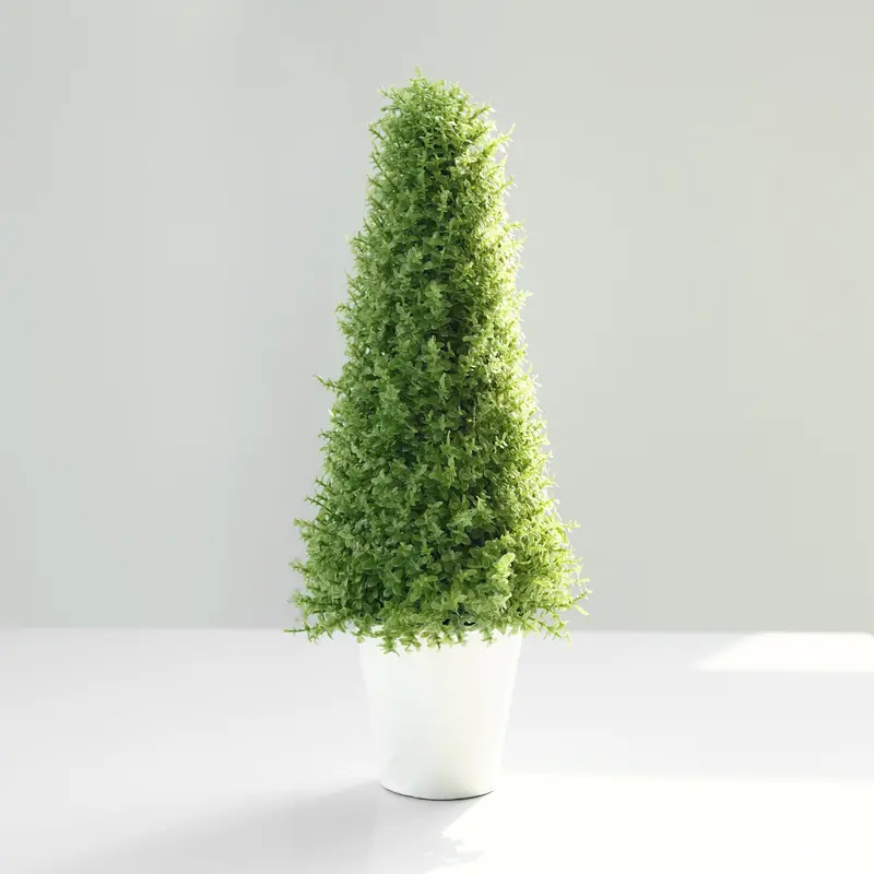 Curated Set Of Artificial Potted Plants – Cohesive Tabletop Or Floor Display 1