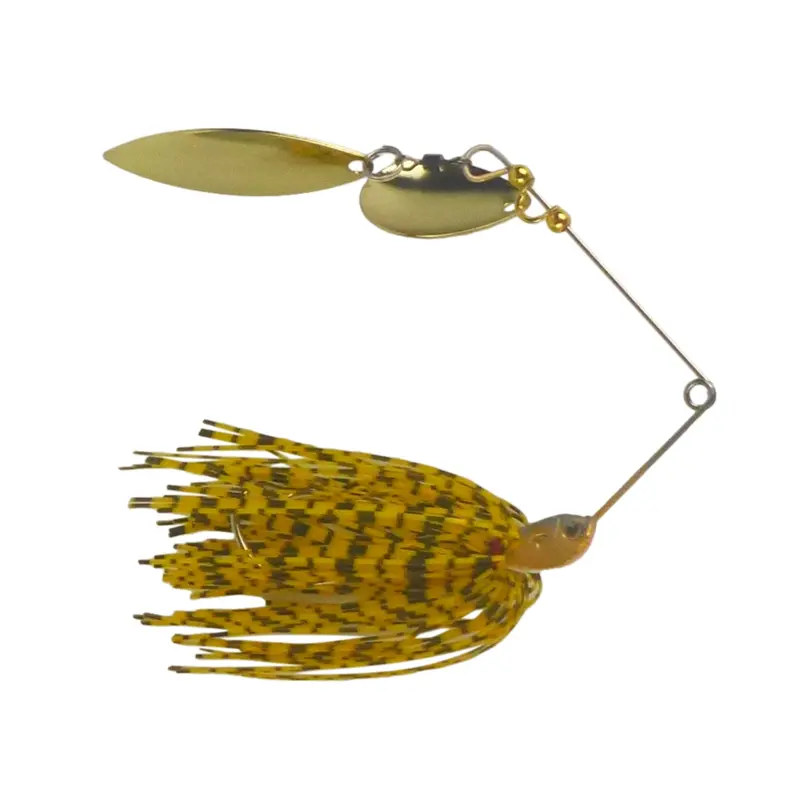 Dekoi Ls18 15G Closed-Eye Spinnerbait – Orange Stripey (2-Pack) 1