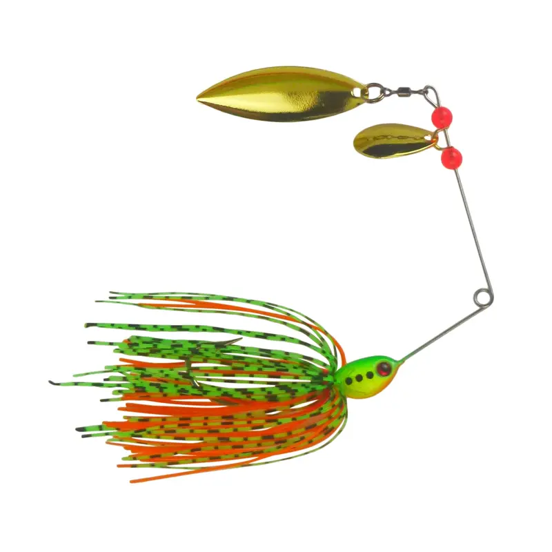 Dekoi Ls21 17G Closed-Eye Spinnerbait – Fluorescent Flare (2-Pack) 1