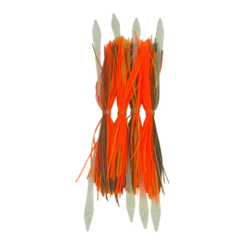 Dekoi Orange Lumo Tail Tailed Lure Skirt 1