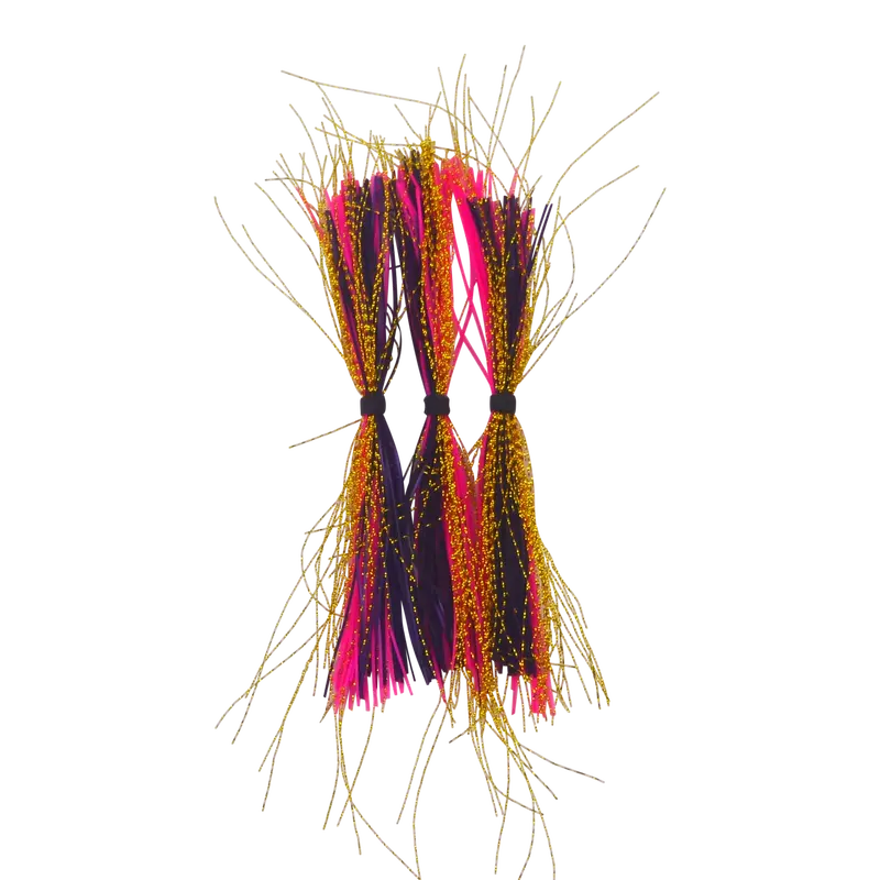 Dekoi Pink & Purple Krystal Flash Lure Skirt 1