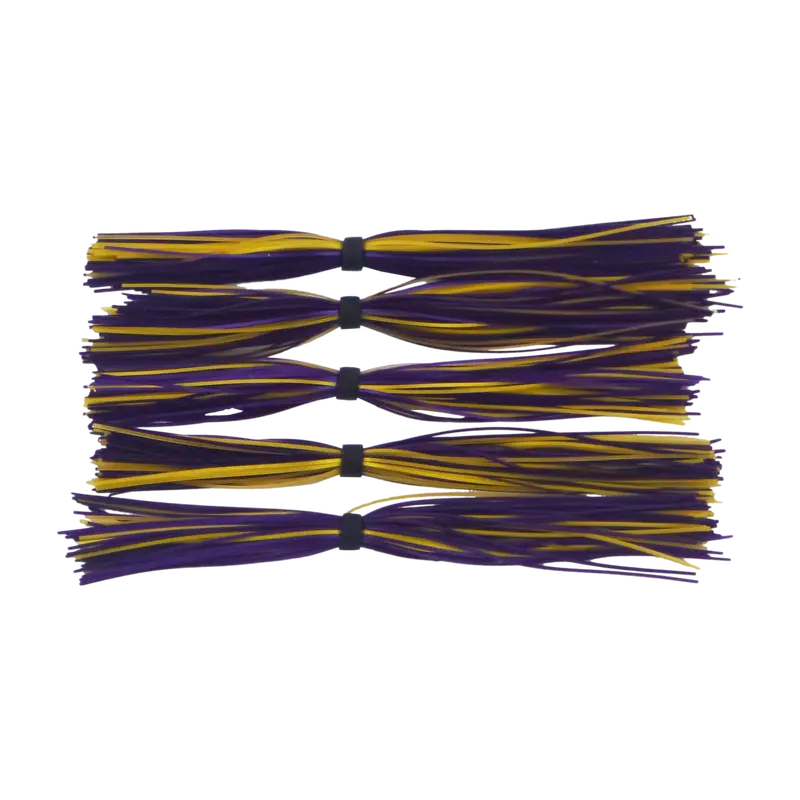 Dekoi Purple & Gold Chatterbait Skirt For Fishing Lures 1