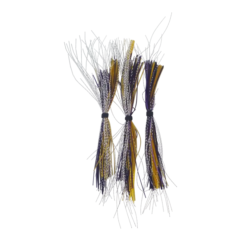 Dekoi Purple Krystal Flash Skirt For Bass Lures 1
