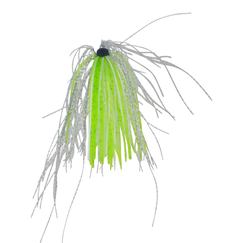 Dekoi Silver Chartreuse Krystal Snapper Skirt 1