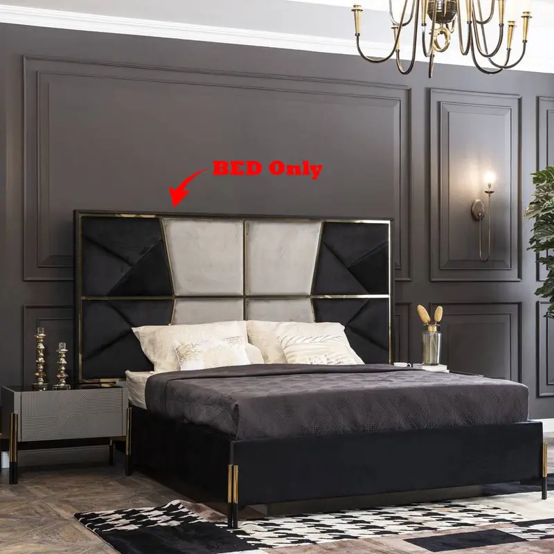 Diva Grey Storage Bedstead – Platform Design With Under-Bed Drawers 1