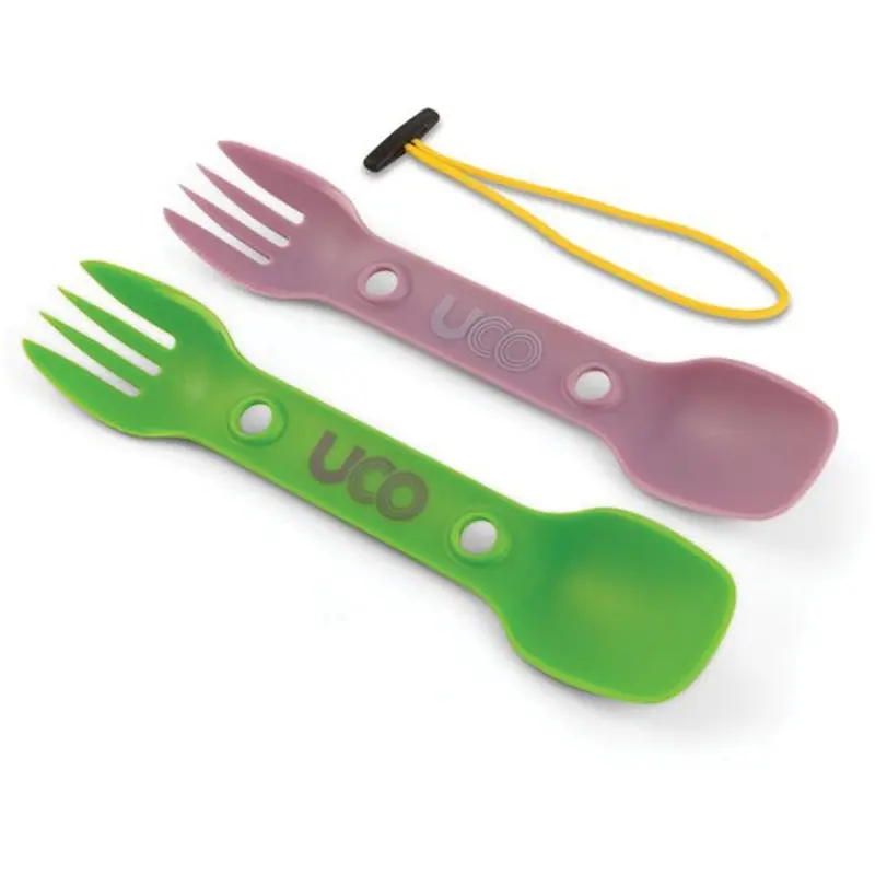 Eco-Friendly Utility Spork Set – 2-Pack Reusable Eating Utensil 2