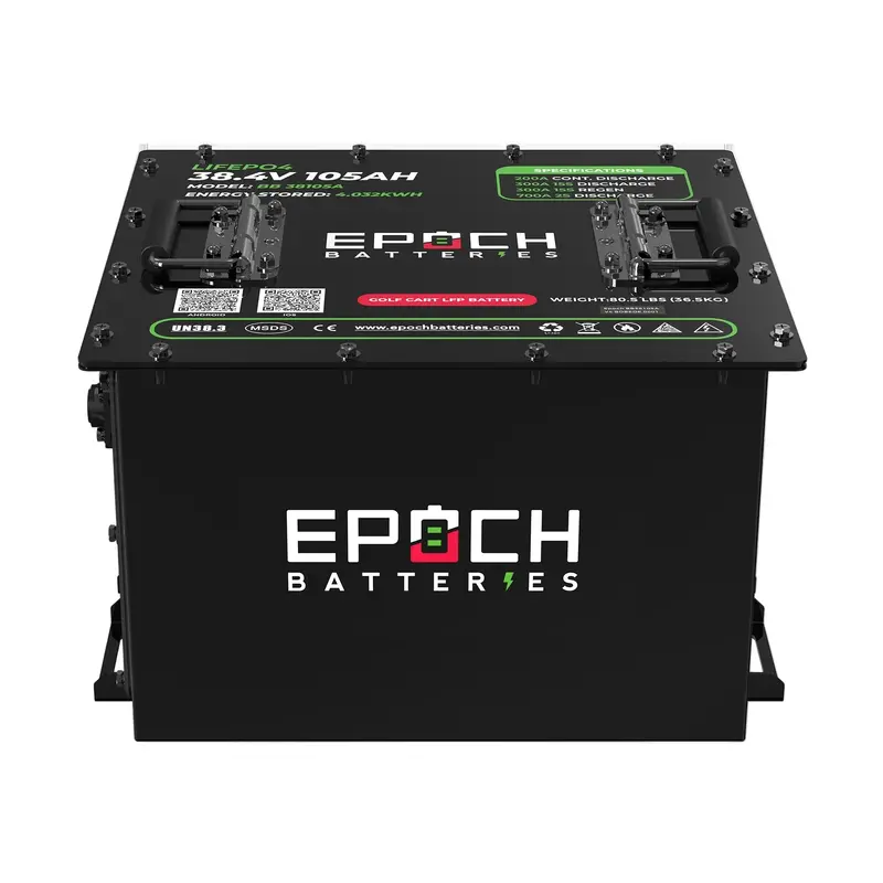 Epoch 36V 105Ah Lifepo4 Golf Cart Battery Kit – Limax Series 1
