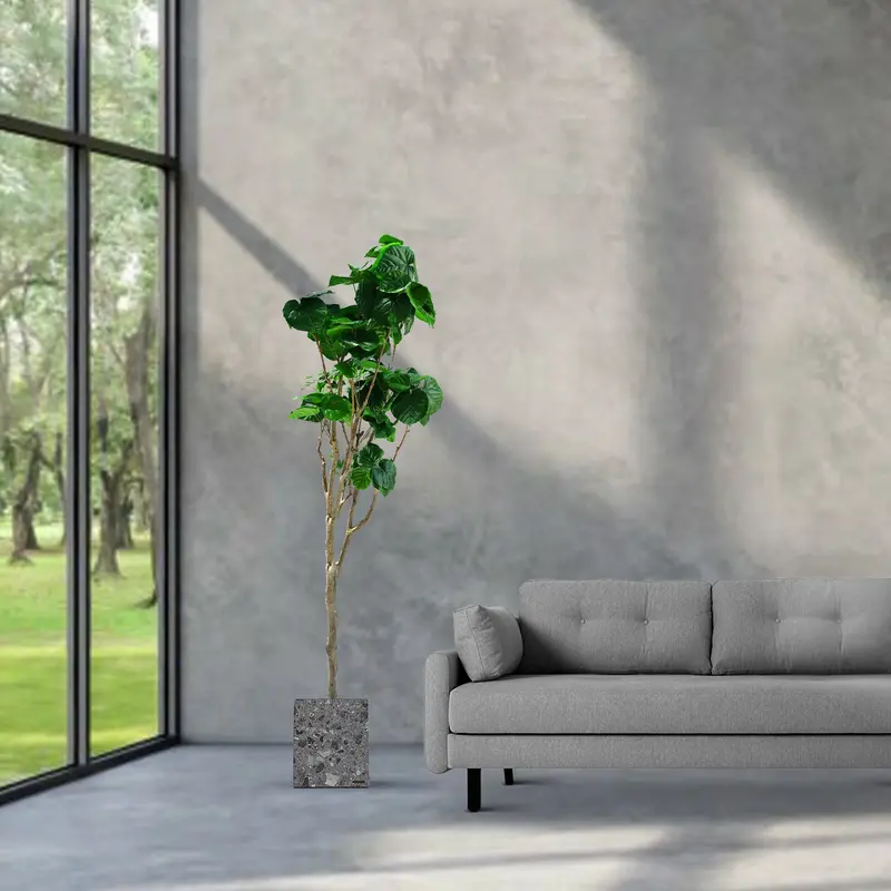 Ficus-Style Artificial Tree With Durable Plastic Pot – N41120-S041 1