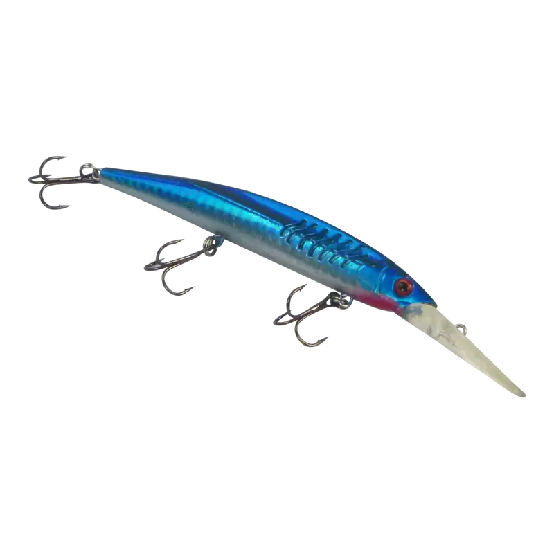 Finesse Flash Minnow 150Mm Deep-Diving Lure – Blue Flash 1