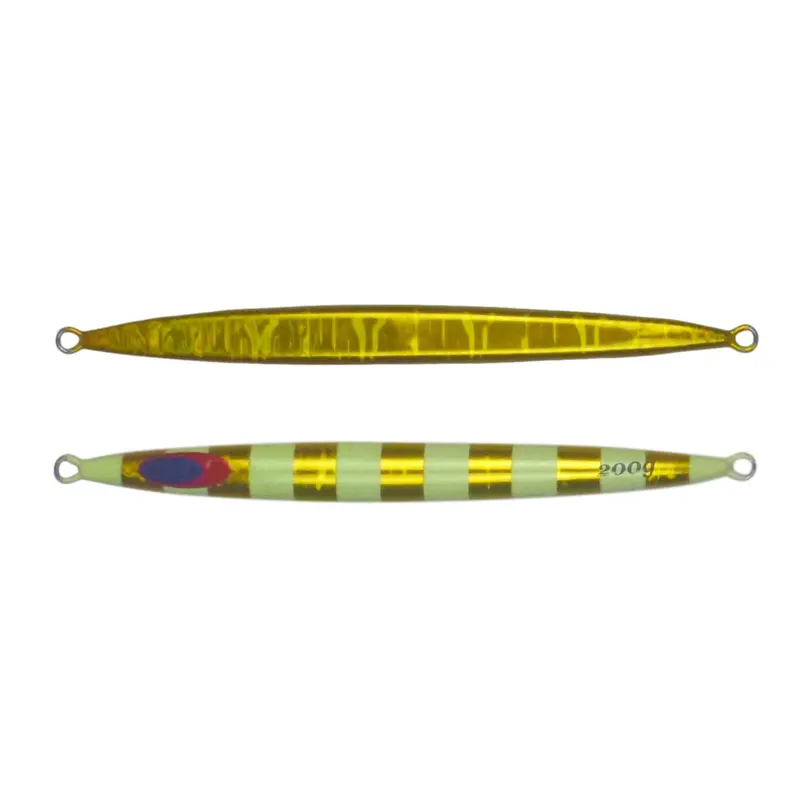 Finesse Lumo Fastdrop Jig – 200G Gold Stripe (2-Pack) 1