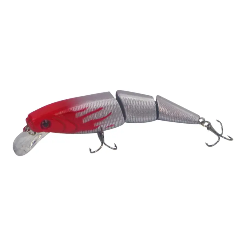 Finesse Mk50 105Mm Silver-Red Swimbait 1