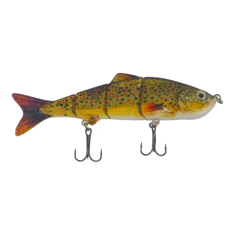 Finesse Naturals 110Mm Four-Section Brown Trout Swimbait 1