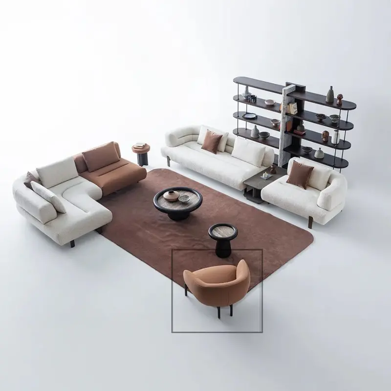 Freda Accent Armchair – Scandinavian-Inspired Upholstered Seating Hm-For/Chair021 1