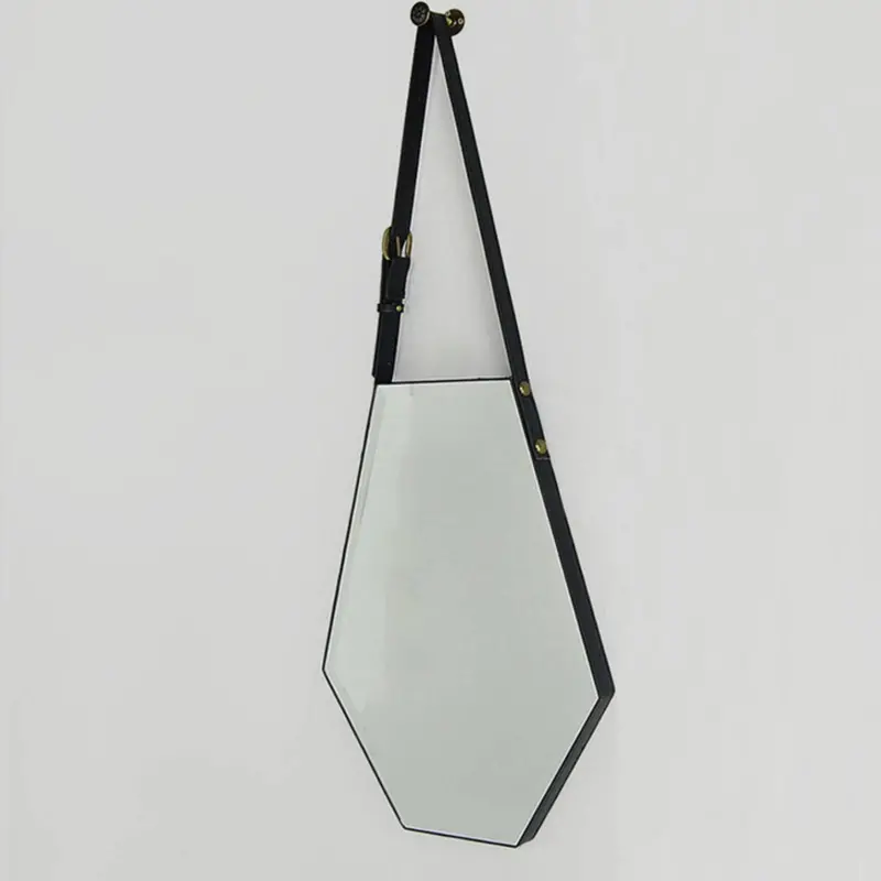 French-Inspired Mid-Century Mirror With Brushed Gold Trim Oa-5830/6042-B 1