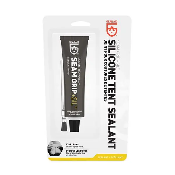 Gear Aid Seam Grip +Sil Silicone Sealant For Waterproof Tent Seams 1